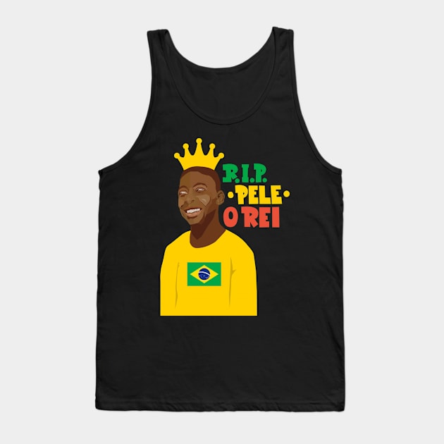 Pele - Famous footballers - R.I.P Pele Tank Top by Boogosh